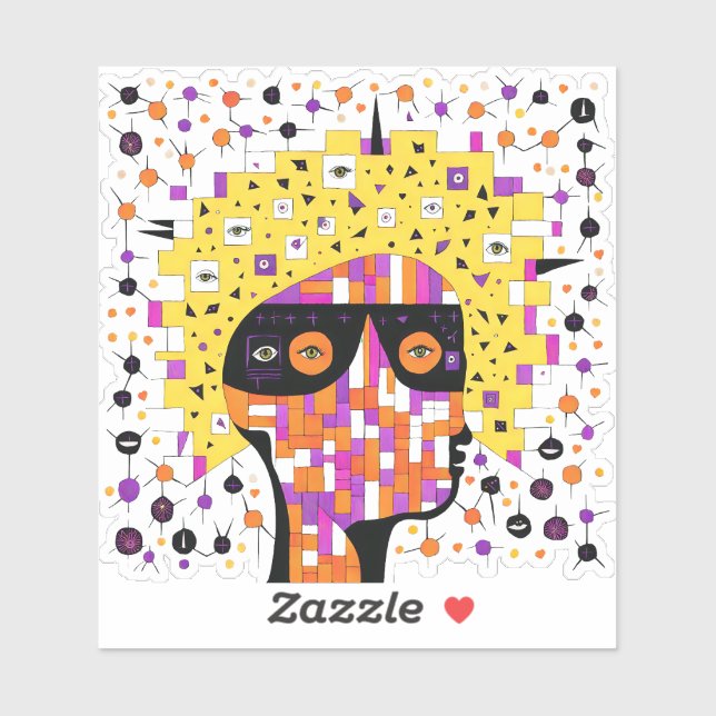 Sticker Folk 001 Nancy (Feuille)