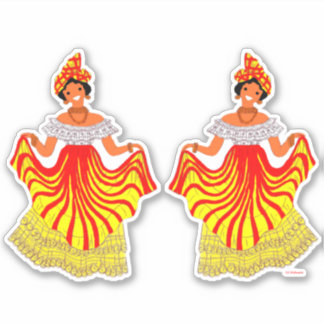 Sticker Folklore des Antilles françaises