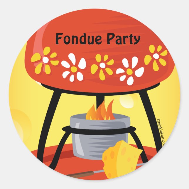 Sticker Fondue au fromage (Devant)