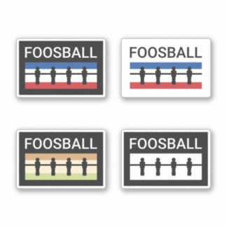 Sticker Foosball Retro
