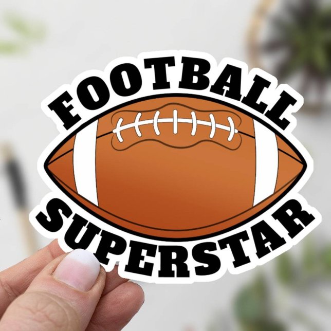 Sticker Football Superstar Sports (Football Superstar Sticker)