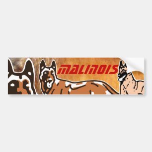 sticker for car malinois