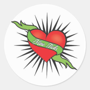 Sticker for mechanical heart valve recipient