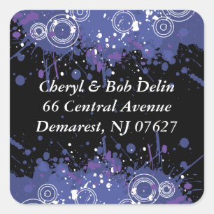 sticker for RSVP envelope