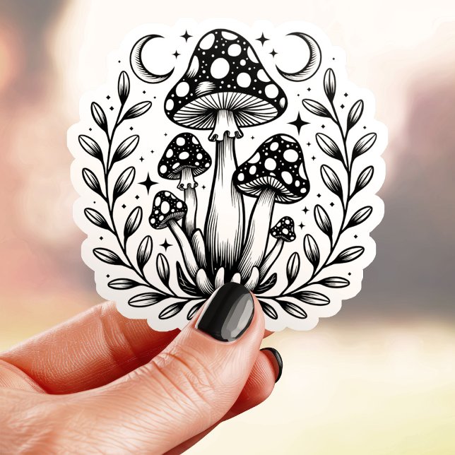 Sticker Forêt mystique de champignons (Créateur téléchargé)