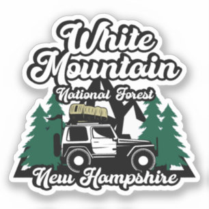 Sticker Forêt nationale de White Mountain