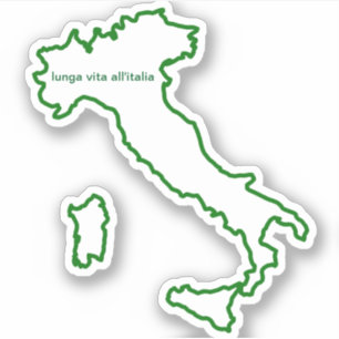 Sticker Forme de Cool Longue Vie Italie