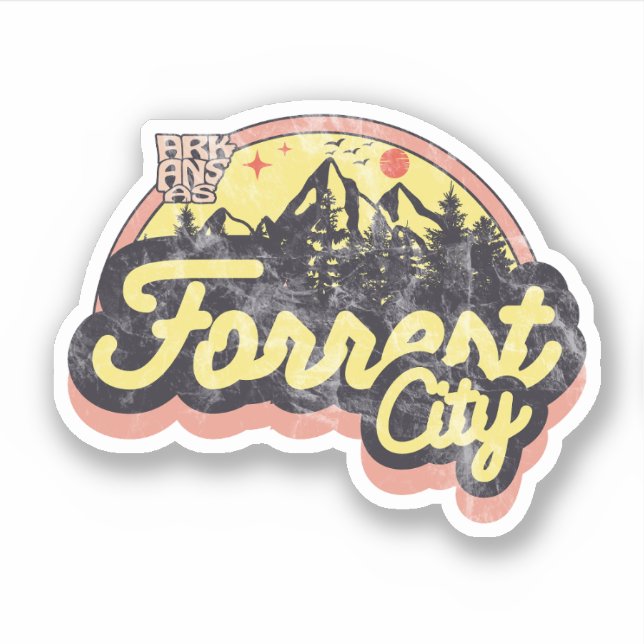 Sticker Forrest City, Arkansas (Devant)