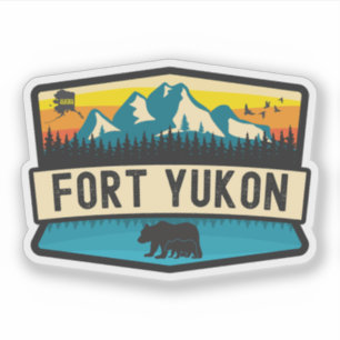 Sticker Fort Yukon, Alaska