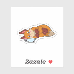 Sticker Fox en train de pleurer