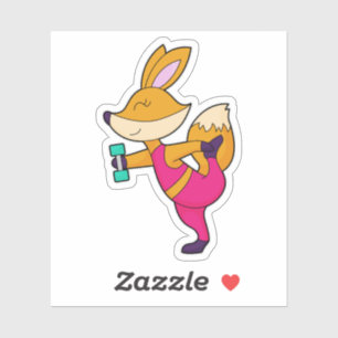 Sticker Fox Fitness Dumbbell
