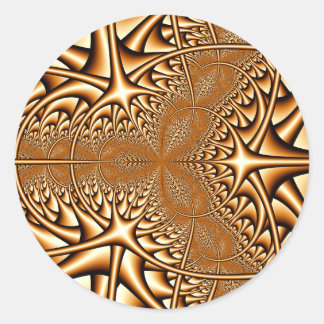 Sticker fractal en bronze