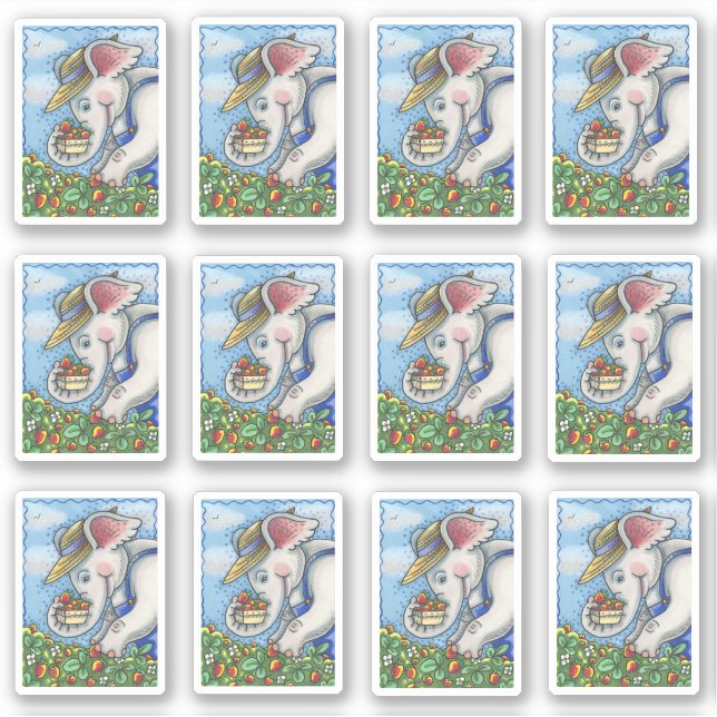 STICKER FRAÎCHISSEMENT ÉLÉPHANT DES PAILLOTS DANS LES PLUS (Devant)