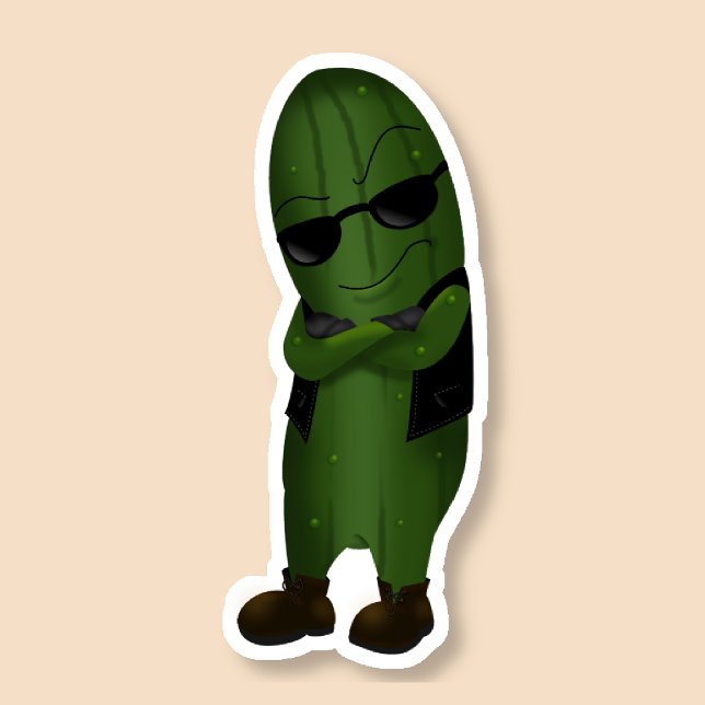 Sticker Frais comme un concombre (Créateur téléchargé)