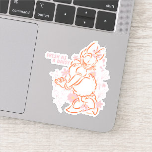 Sticker Frais comme une marguerite graphique floral minima