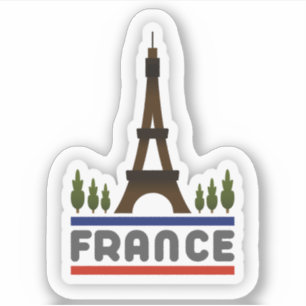Sticker France Travel Vinyl