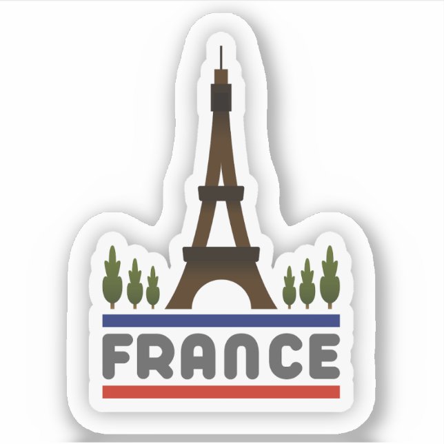 Sticker France Travel Vinyl (Devant)