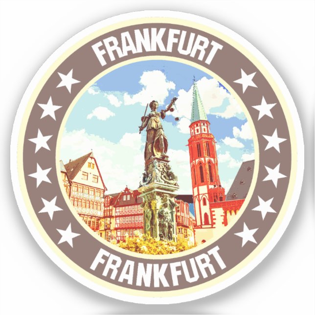 Sticker Francfort (Recto)