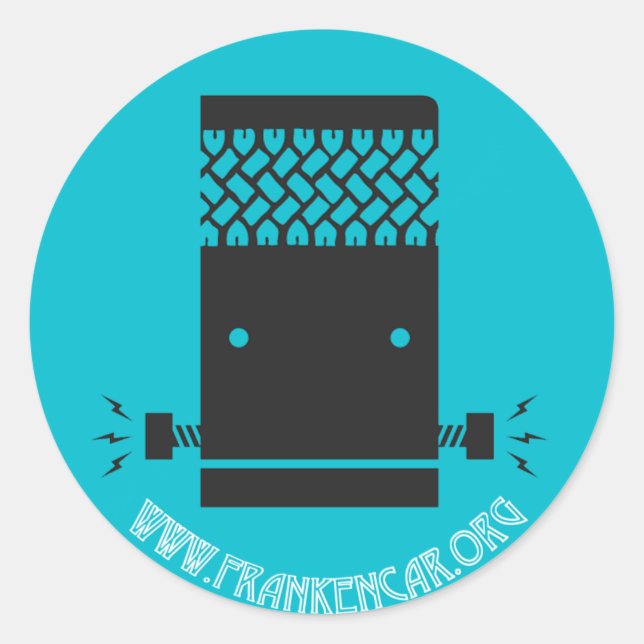 Sticker Frankencar avec site Web (Devant)