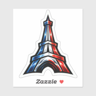 Sticker Frankreich Eifelturm Auto