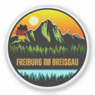 Sticker Freiburg im Breisgau, Bade-Wurtemberg Allemagne