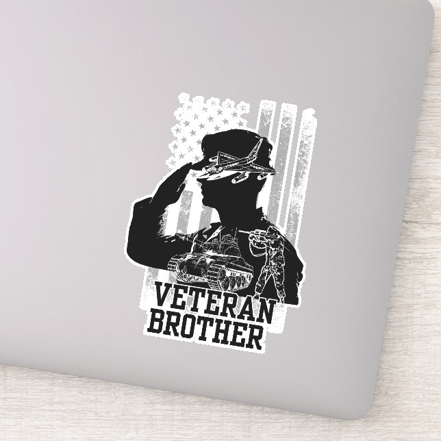 Sticker Frère vétéran (Détail)