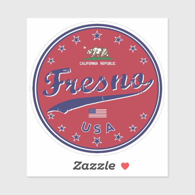 Sticker Fresno (Feuille)