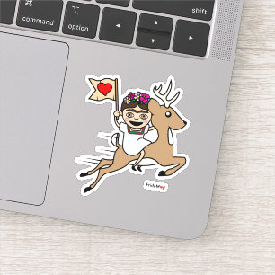 Sticker Frida Kahlo   FridaMoji - Reindeer