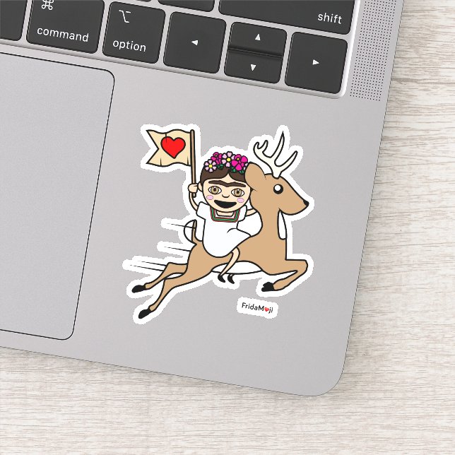 Sticker Frida Kahlo | FridaMoji - Reindeer (Détail)