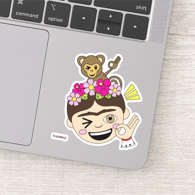Sticker Frida Kahlo | FridaMoji - Un OK (Détail)
