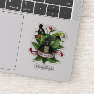 Sticker Frida Kahlo   Mis Monos