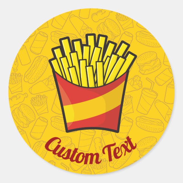 Sticker Fries français (Devant)