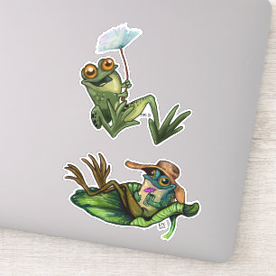 Sticker Frogs de réfrigération