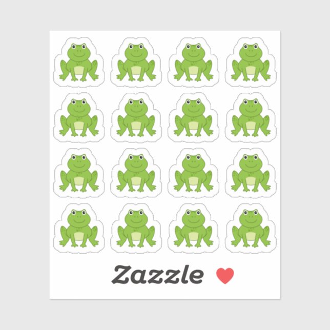 Sticker Frogs Motivational Daily Task Planificateur de rap (Feuille)