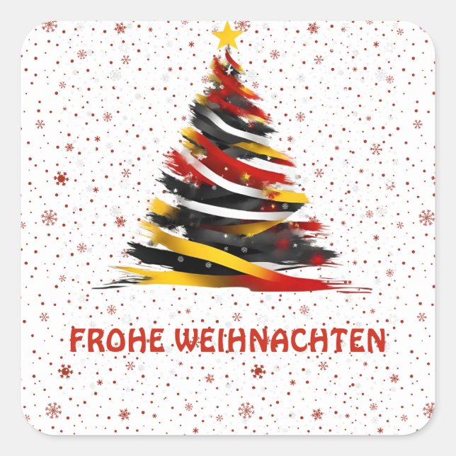 STICKER FROHE WEIHNACHTEN (Devant)