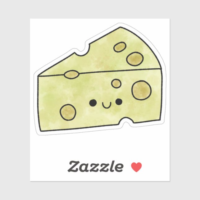 Sticker fromage délicieux (Feuille)