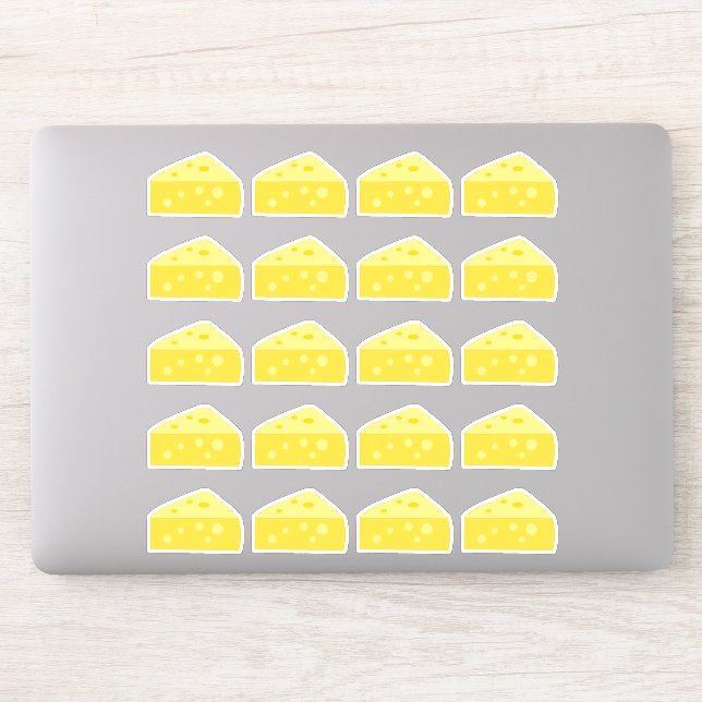 Sticker Fromage Fromage en forme de collation (Ordinateur)