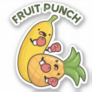 Sticker Fruit Punch Drôle Boisson Pun