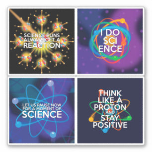 Sticker Fun science cite stciker set