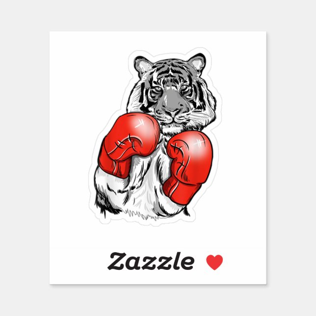 Gants de boxe professionnel motif tigre • Fight Zone
