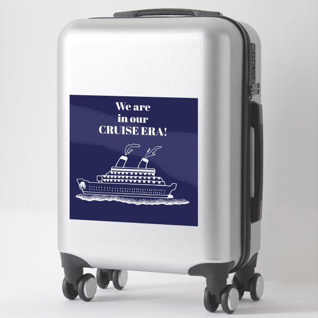 Sticker Funny Cruise Ship (Sur valise)