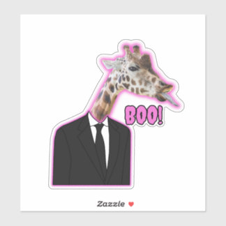 Sticker Funny Giraffe