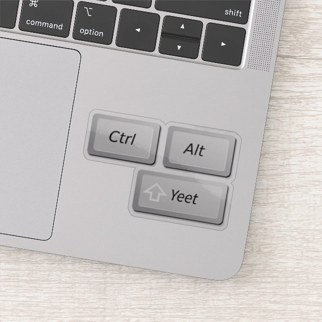 Sticker Funny Ordinateur Geek Ordinateur Portable Prank Ye (Détail)