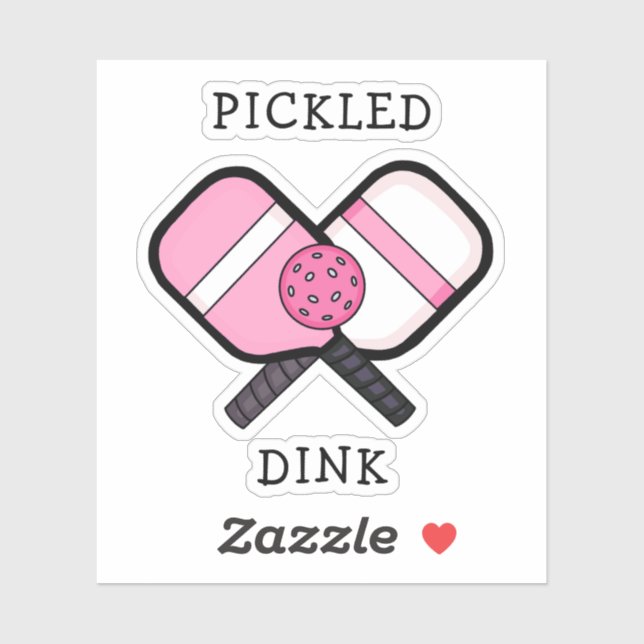 Sticker Funny Pickleball Pun (Feuille)