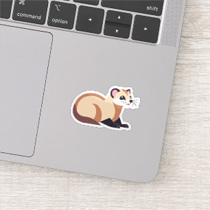 Sticker Furet mignon