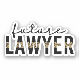Sticker Futur cadeau étudiant de la faculté de droit de l'
