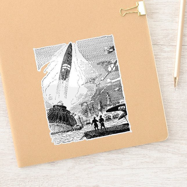 Sticker Future city (Carnet)