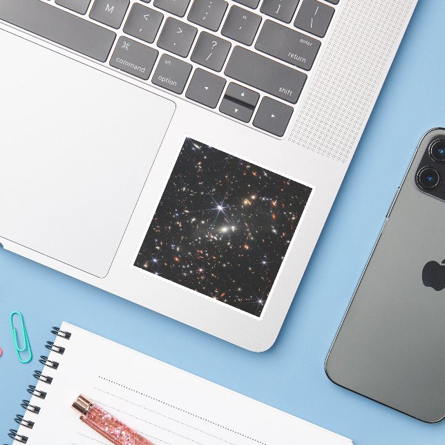 Sticker Galaxy Cluster Smacs 0723. (Ordinateur portable avec iPhone)