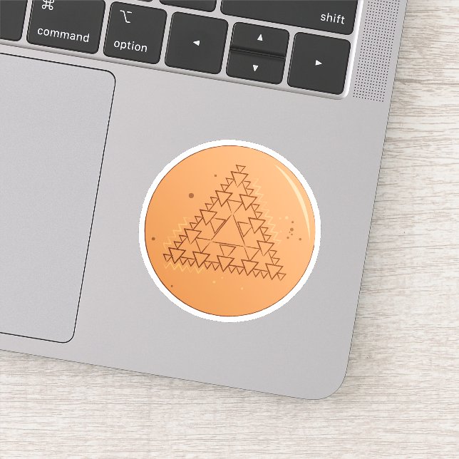 Sticker Game Dalgona Multiple Triangle (Detail)