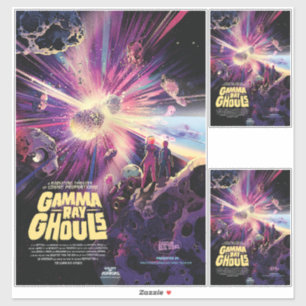 Sticker Gamma Ray Burst Pulsars Kilonova Collision cosmiqu